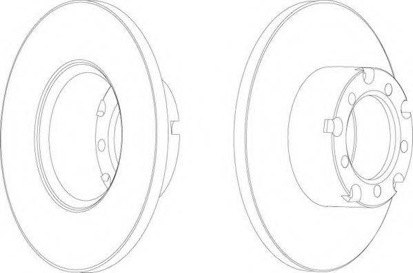FERODO FCR117A гальмівний диск
