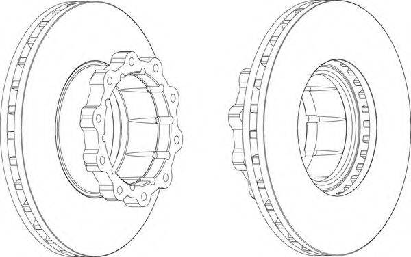 FERODO FCR120A гальмівний диск
