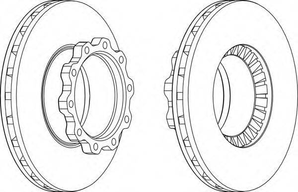 FERODO FCR192A гальмівний диск