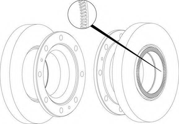 FERODO FCR305A гальмівний диск