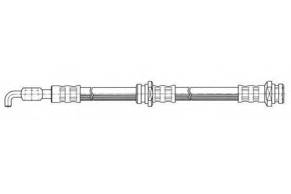 FERODO FHY2058 Гальмівний шланг
