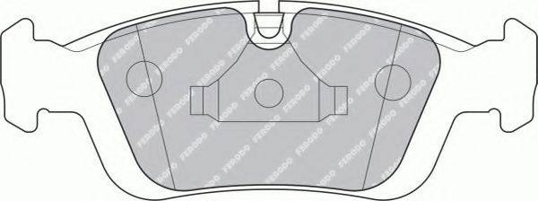 FERODO FSL1300 Комплект гальмівних колодок, дискове гальмо