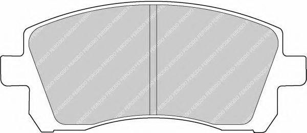 FERODO FSL1327 Комплект гальмівних колодок, дискове гальмо