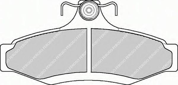FERODO FSL1336 Комплект гальмівних колодок, дискове гальмо