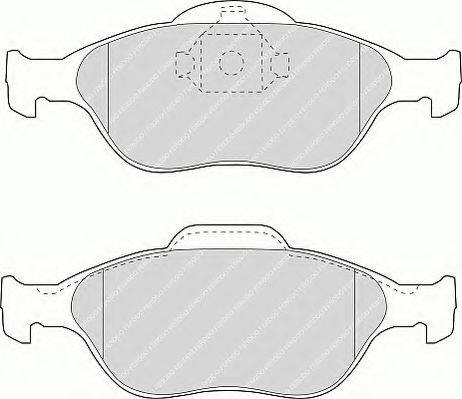 FERODO FSL1394 Комплект гальмівних колодок, дискове гальмо