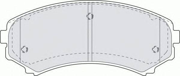 FERODO FSL1603 Комплект гальмівних колодок, дискове гальмо