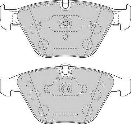 FERODO FSL1628 Комплект гальмівних колодок, дискове гальмо