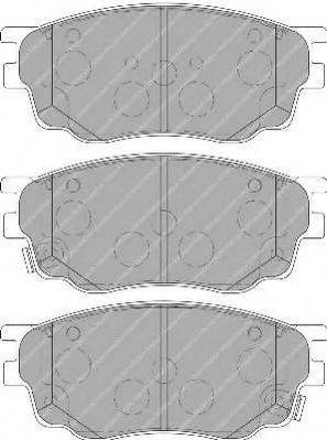 FERODO FSL1707 Комплект гальмівних колодок, дискове гальмо
