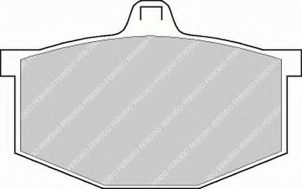 FERODO FSL176 Комплект гальмівних колодок, дискове гальмо