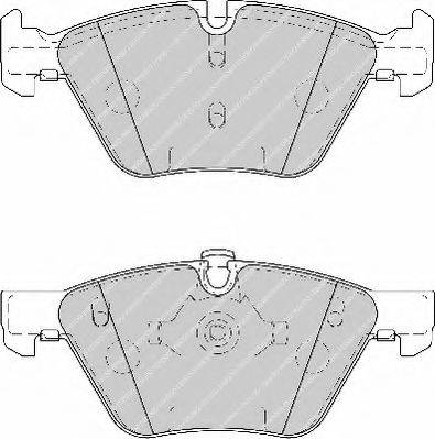 FERODO FSL1773 Комплект гальмівних колодок, дискове гальмо