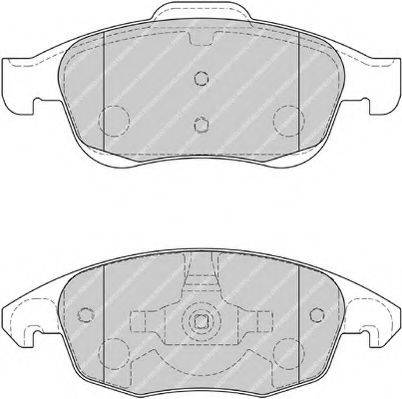 FERODO FSL1971 Комплект гальмівних колодок, дискове гальмо