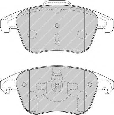 FERODO FSL1972 Комплект гальмівних колодок, дискове гальмо
