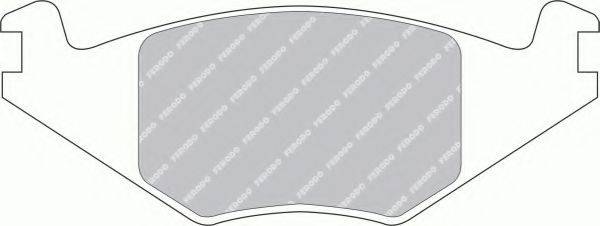 FERODO FSL385 Комплект гальмівних колодок, дискове гальмо