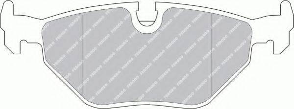 FERODO FSL578 Комплект гальмівних колодок, дискове гальмо