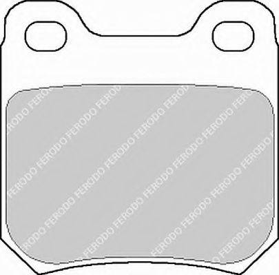 FERODO FSL609 Комплект гальмівних колодок, дискове гальмо