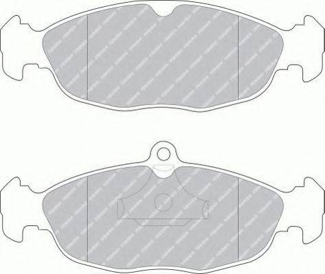 FERODO FSL732 Комплект гальмівних колодок, дискове гальмо