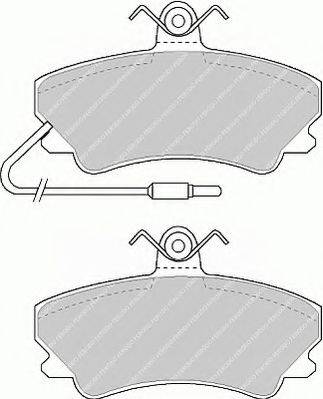 FERODO FSL880 Комплект гальмівних колодок, дискове гальмо
