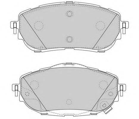 FERODO FSL4648 Комплект гальмівних колодок, дискове гальмо