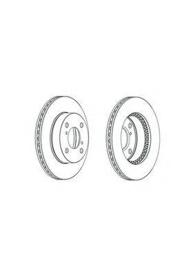 FERODO DDF1960C гальмівний диск