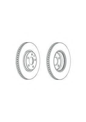 FERODO DDF1996C гальмівний диск