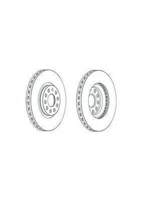 FERODO DDF2016C гальмівний диск