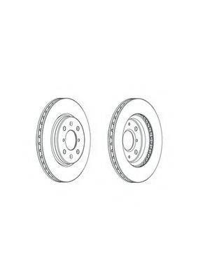 FERODO DDF2070C гальмівний диск