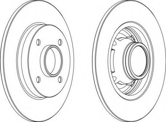 FERODO DDF1564C1 гальмівний диск