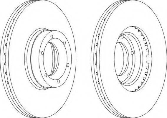 FERODO DDF1067C гальмівний диск