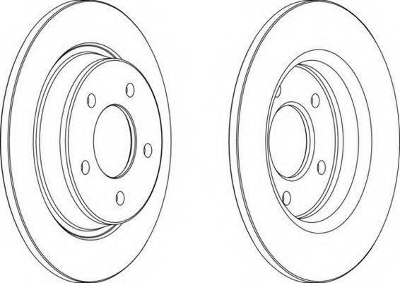 FERODO DDF1546C гальмівний диск