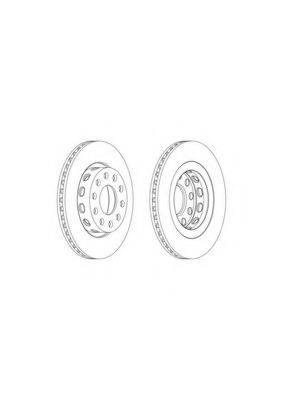 FERODO DDF2181C гальмівний диск