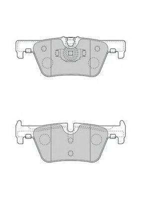 FERODO FSL4670 Комплект гальмівних колодок, дискове гальмо