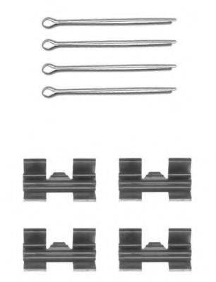 BREMBO A02258 Комплектуючі, колодки дискового гальма