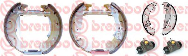 BREMBO K68022 Комплект гальмівних колодок