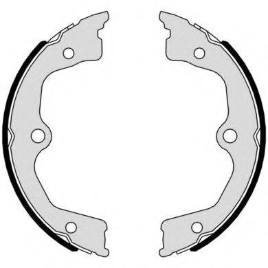 BREMBO S28518 Комплект гальмівних колодок, стоянкова гальмівна система