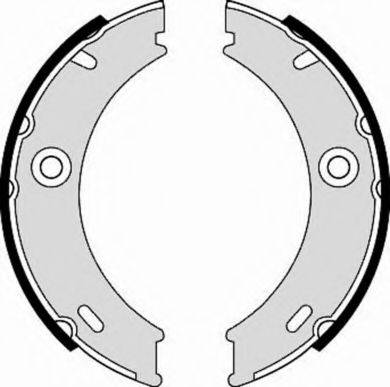 BREMBO S50513 Комплект гальмівних колодок, стоянкова гальмівна система