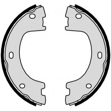 BREMBO S50521 Комплект гальмівних колодок, стоянкова гальмівна система