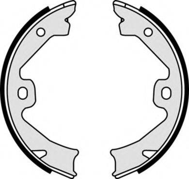 BREMBO S52509 Комплект гальмівних колодок, стоянкова гальмівна система