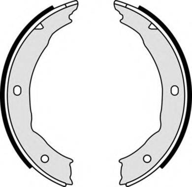 BREMBO S61540 Комплект гальмівних колодок, стоянкова гальмівна система