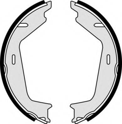 BREMBO S86511 Комплект гальмівних колодок, стоянкова гальмівна система