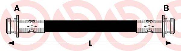 BREMBO T49012 Гальмівний шланг