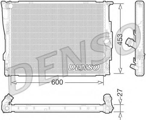 DENSO DRM05073 Радіатор, охолодження двигуна