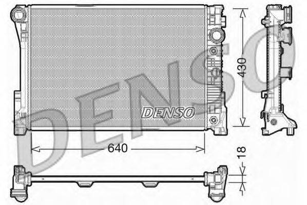 DENSO DRM17005 Радіатор, охолодження двигуна