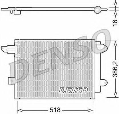 DENSO DCN02005 Конденсатор, кондиціонер