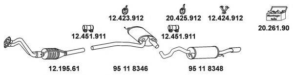 EBERSPACHER 20280 Система випуску ОГ
