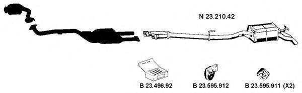 EBERSPACHER 232275 Система випуску ОГ