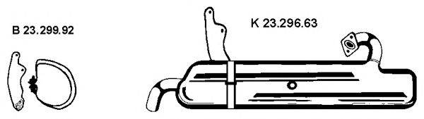 EBERSPACHER 232331 Система випуску ОГ