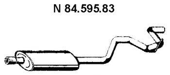 EBERSPACHER 8459583 Глушник вихлопних газів кінцевий