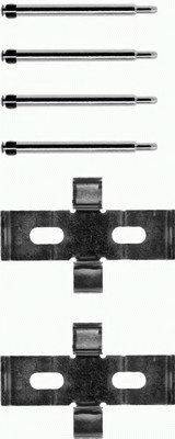 MINTEX MBA1009 Комплектуючі, колодки дискового гальма