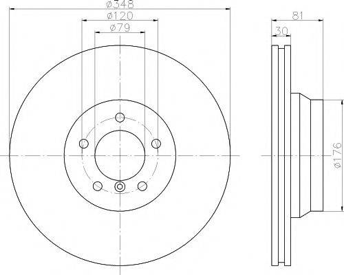 MINTEX MDC1792 гальмівний диск
