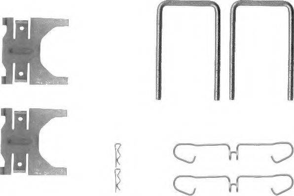 MINTEX MBA1144 Комплектуючі, колодки дискового гальма